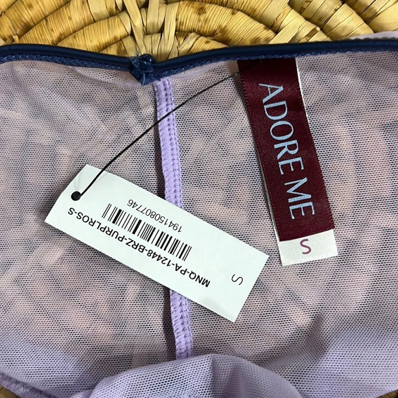 Adore Me Mesh Lace High Cut Cheeky Underwear - Picture 2 of 3